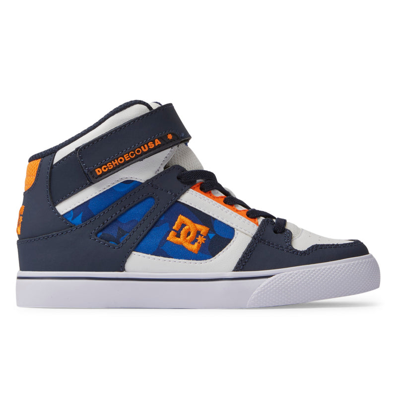 dc shoes Kids' Pure High Elastic Lace High-Top Shoes