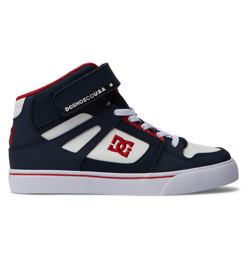 dc shoes Kids' Pure High Elastic Lace High-Top Shoes