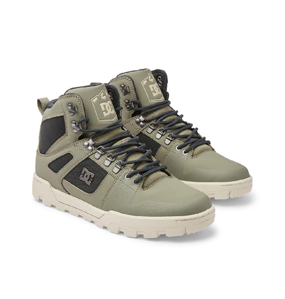 Dc Shoes Men's Pure High-Top Water-Resistant Winter Boots