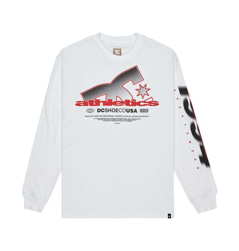 dc shoes Men's Slathletic Heritage Long Sleeve Shirt