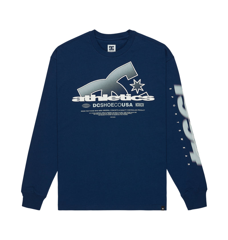 dc shoes Men's Slathletic Heritage Long Sleeve Shirt