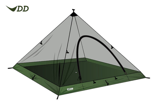 Dd Hammocks DD Junior - Pyramid Mesh Tent