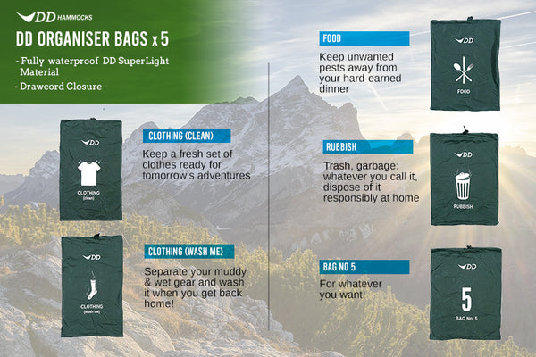 Dd Hammocks DD - Organiser Bags X 5