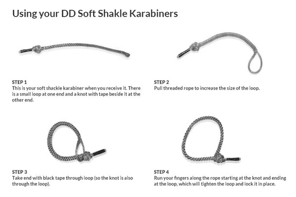 Dd Hammocks DD Soft Shackle Karabiner X 2