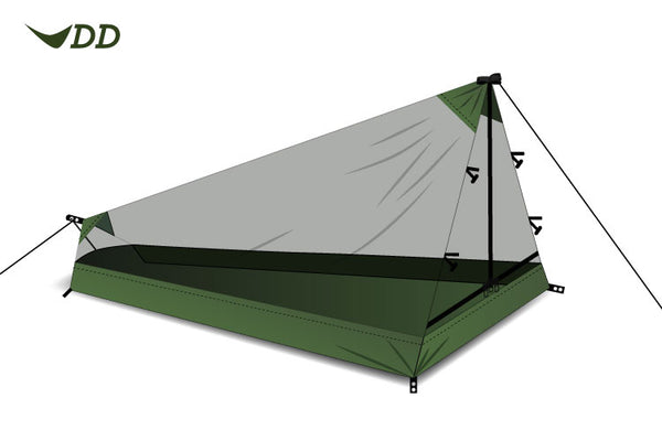 Dd Hammocks DD SuperLight - Pathfinder - Mesh Tent