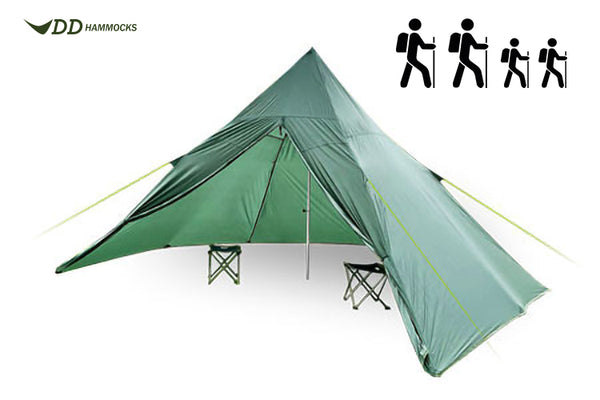 dd hammocks DD SuperLight - Pyramid Tent - Family Size