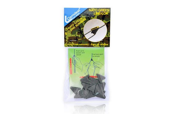 dd hammocks Nato Green Mini Line-Loks (Pack of 12)