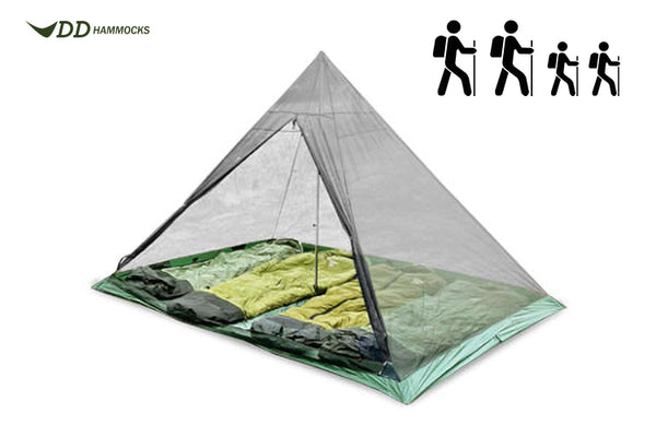 dd hammocks DD SuperLight - Pyramid Mesh Tent - Family Size