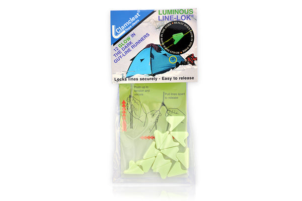 dd hammocks Glow in the Dark Mini Line-Loks (Pack of 12)