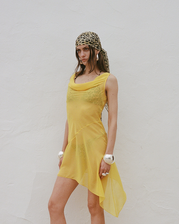 de la vali HEADSCARF SILK CHIFFON EL FELINO