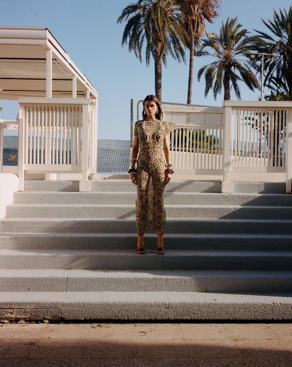 De La Vali PAREO MAXI DRESS SILK CHIFFON EL FELINO