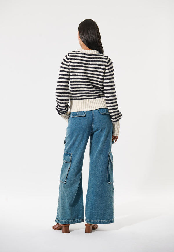 Dea Kudibal AmusaDEA RWS - Sweater - Navy Stripe