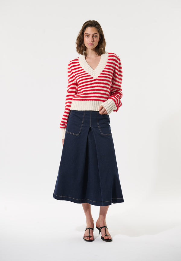 Dea Kudibal AnemoneDEA RWS - Sweater - Red Stripe