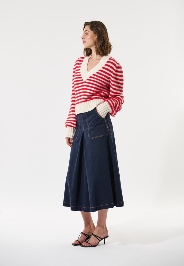 Dea Kudibal AnemoneDEA RWS - Sweater - Red Stripe