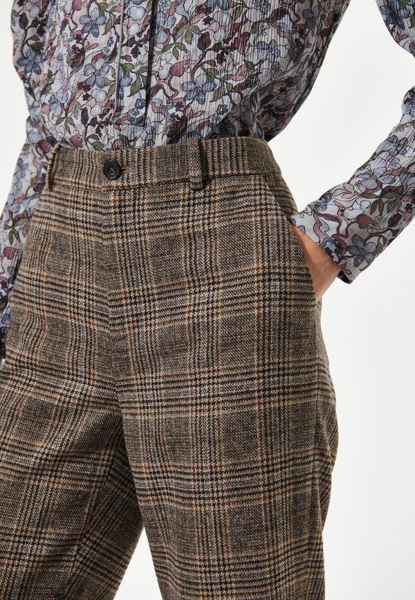 dea kudibal ArielDEA - Trousers - Eaton Check