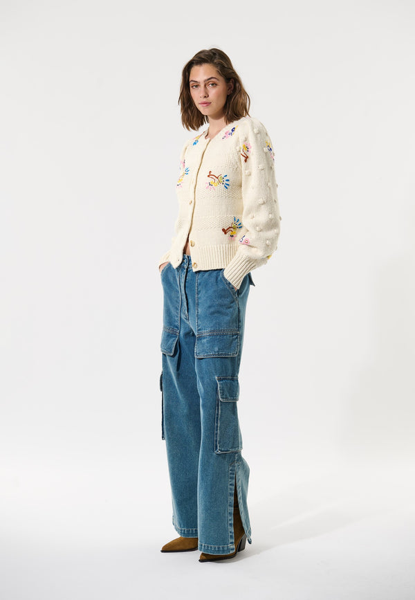 Dea Kudibal BellisiaDEA RWS - Cardigan - Milk
