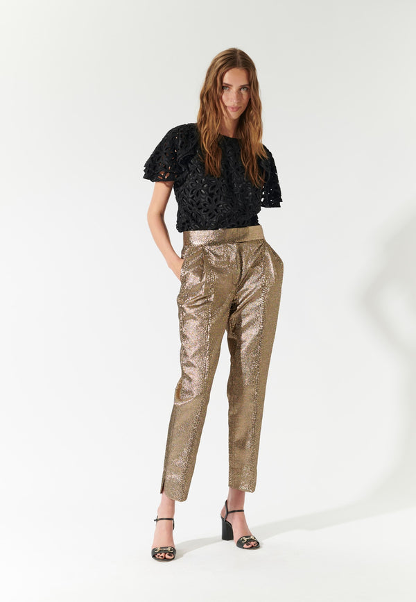 Dea Kudibal CamettiDEA - Trousers - Black Gold
