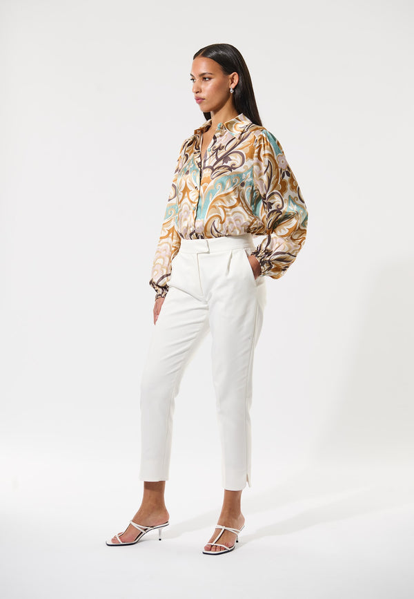 Dea Kudibal CamettiDEA - Trousers - Nat. White