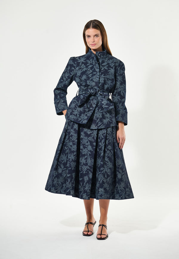 dea kudibal EllaDEA - Jacket - Floral Denim