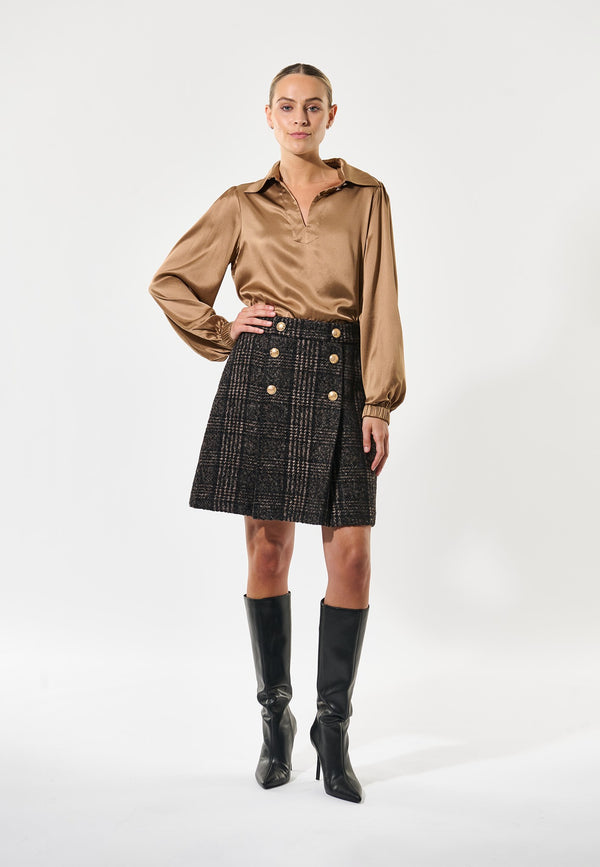 Dea Kudibal PatriziaDEA - Skirt - Black Check