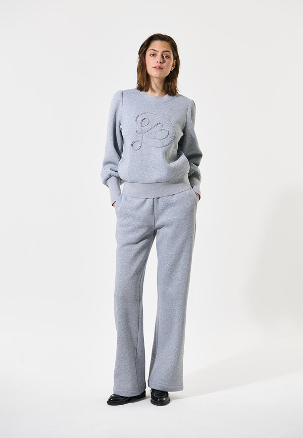 dea kudibal VanescaDEA - Trousers - Grey Melange
