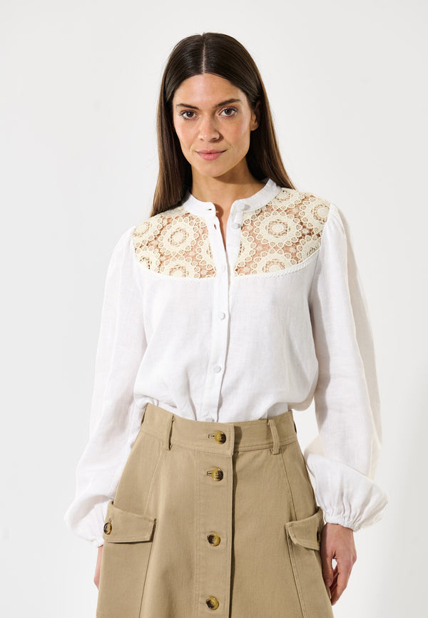 dea kudibal Ximena NS - Blouse - Nat. White