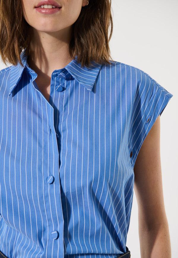 Dea Kudibal ZandieDEA - Blouse - Blue White Stripe