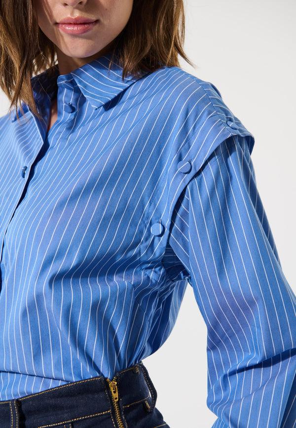 Dea Kudibal ZandieDEA - Blouse - Blue White Stripe