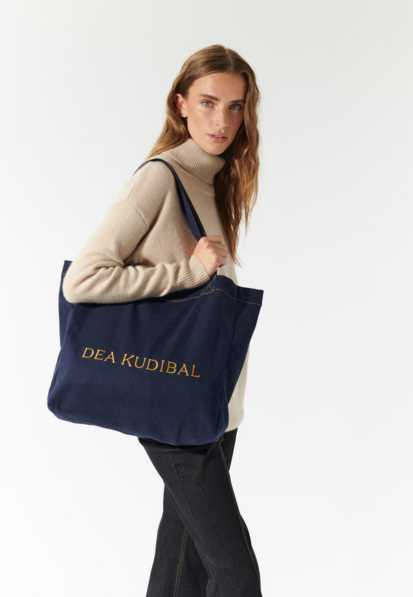 Dea Kudibal Denim Tote Bag - Accessories - Classic Blue