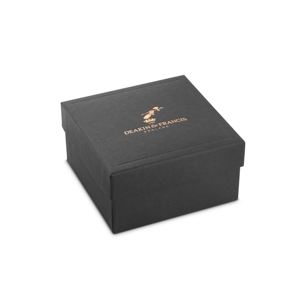 Deakin & Francis 18ct Yellow Gold Hand-Painted Rock Crystal Polo Player Cufflinks