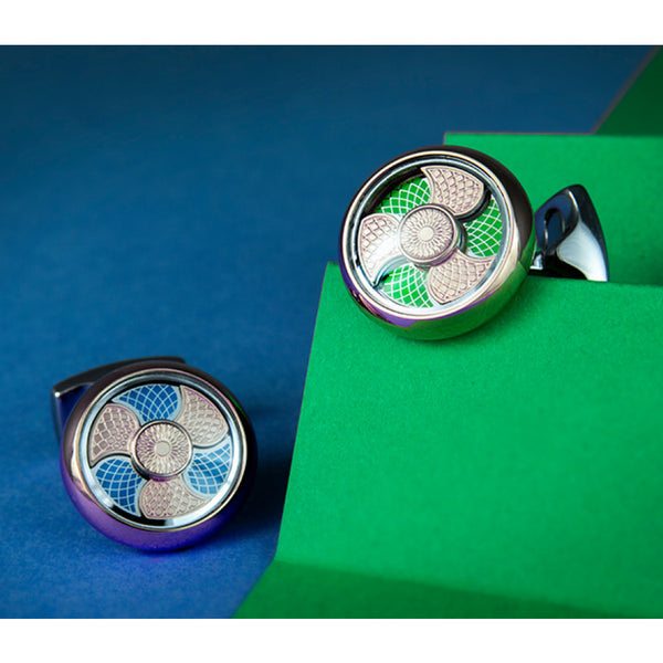 Deakin & Francis Blue And Green Colour Change Cufflinks