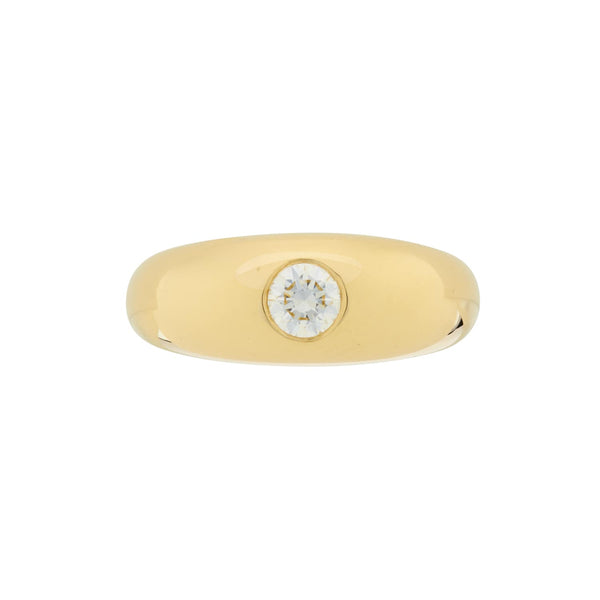 deakin & francis 18ct Yellow Gold Diamond Gypsy Ring