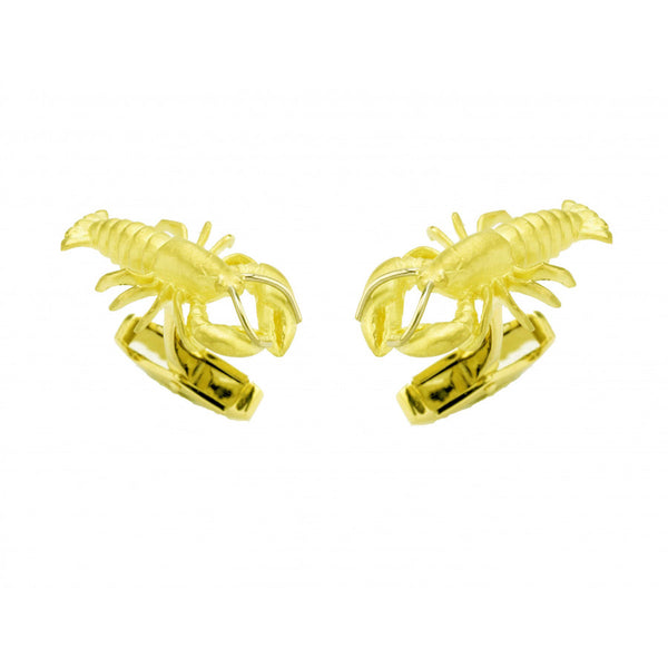deakin & francis 18ct Yellow Gold Lobster Cufflinks