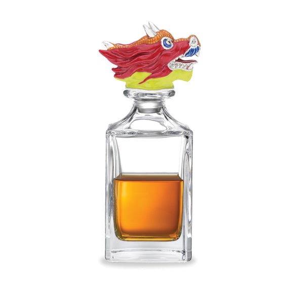 Deakin & Francis Enamel Dragon Head Decanter