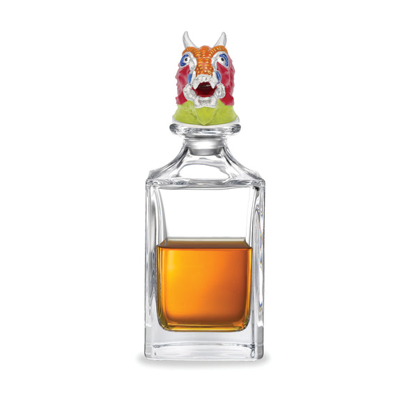 deakin & francis Enamel Dragon Head Decanter