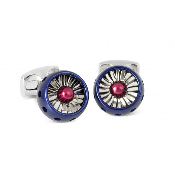 deakin & francis Jet Turbine Engine Cufflinks