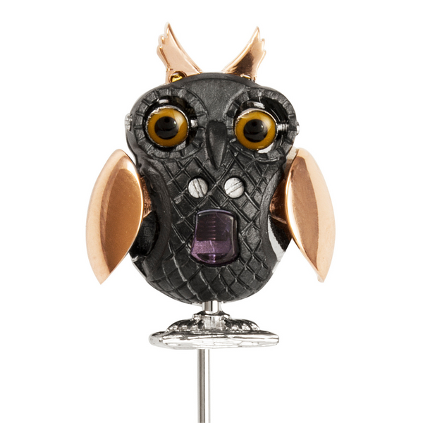 Deakin & Francis Mechanical Owl Lapel Pin