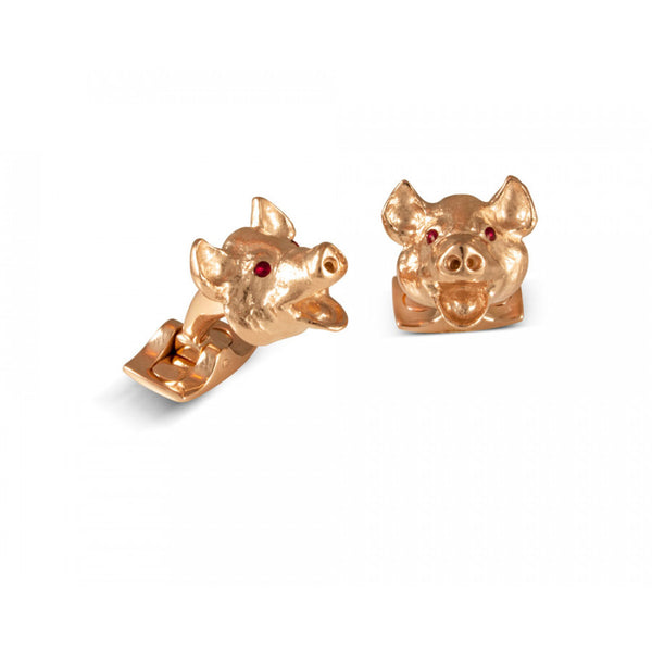 deakin & francis Pig Head Cufflinks