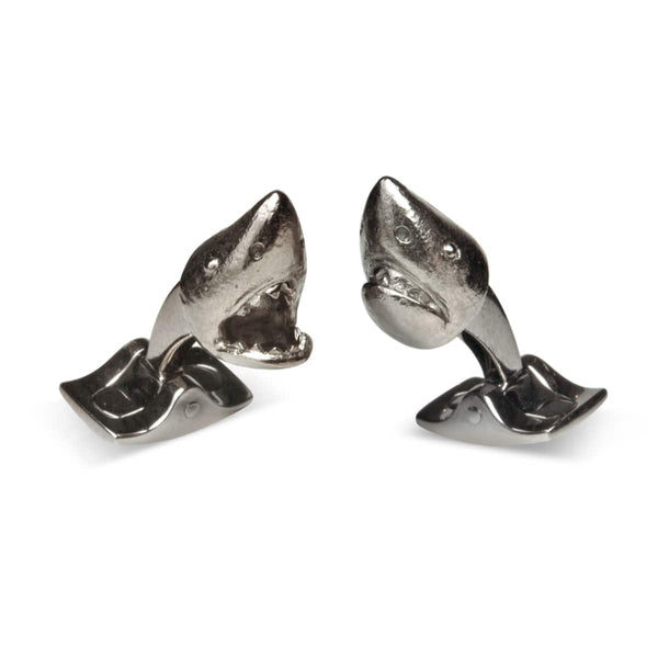 deakin & francis Shark Head Cufflinks