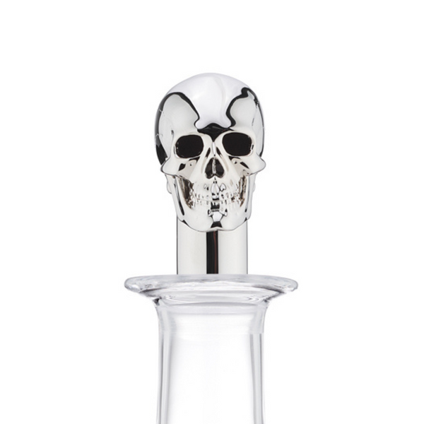 Deakin & Francis Silver Skull Wine Decanter