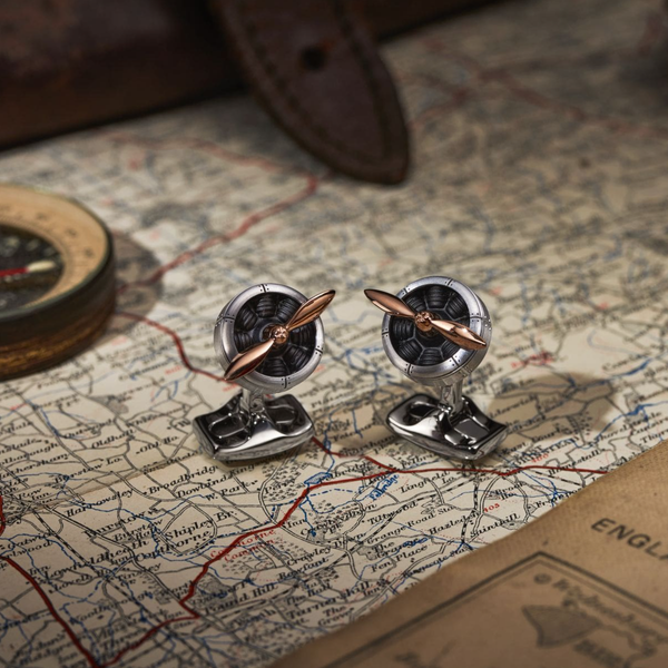 Deakin & Francis Sopwith Propeller Cufflinks