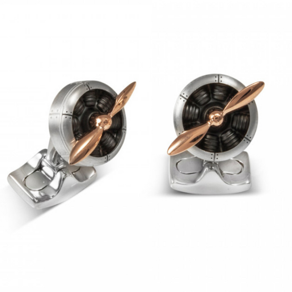 deakin & francis Sopwith Propeller Cufflinks