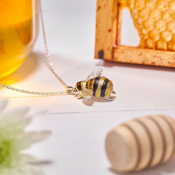 Deakin & Francis Sterling Silver Bumble Bee Pendant