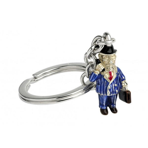deakin & francis Sterling Silver Businessman Keyring