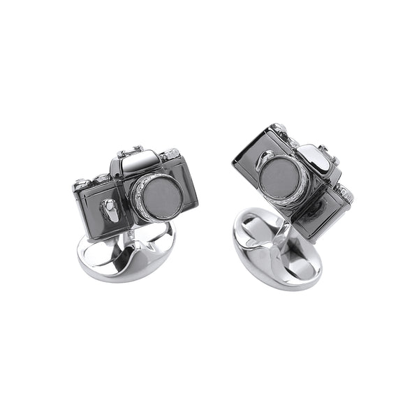 deakin & francis Sterling Silver Camera Cufflinks