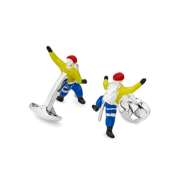 Deakin & Francis Sterling Silver Climber Cufflinks