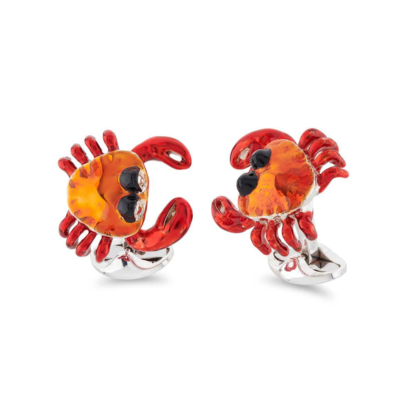 deakin & francis Sterling Silver Crab Cufflinks