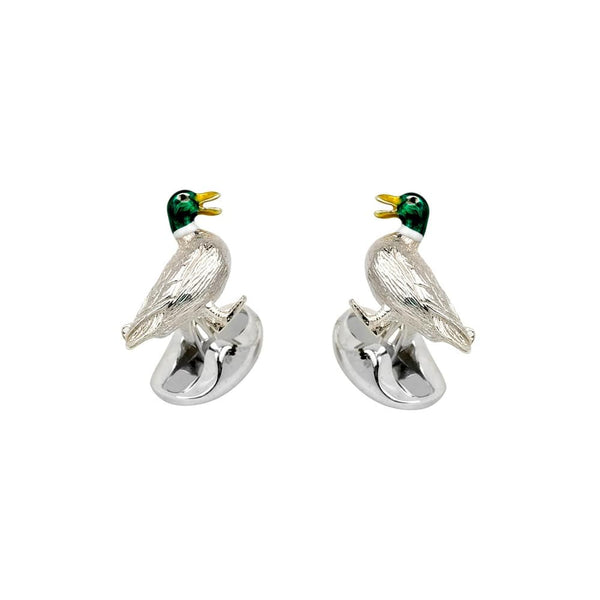 deakin & francis Sterling Silver Duck Cufflinks deakin & francis Sterling Silver Duck Cufflinks