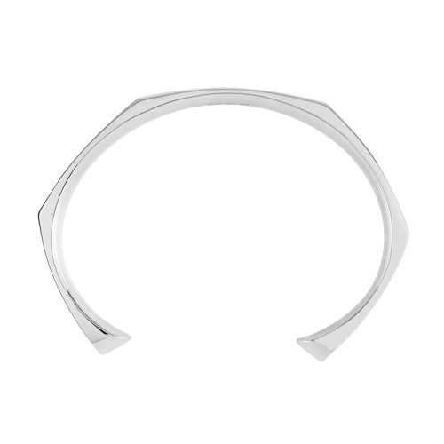 Deakin & Francis Sterling Silver Facetted Bangle