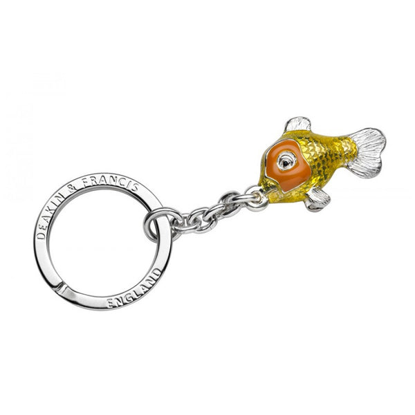 deakin & francis Sterling Silver Fish Keyring
